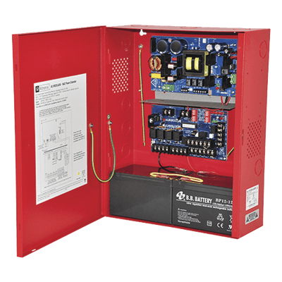 Fuente extensora de circuitos NAC / 120VAC 60Hz / 24VDC 10A / 2 circuitos Clase A o B / Cargador baterías