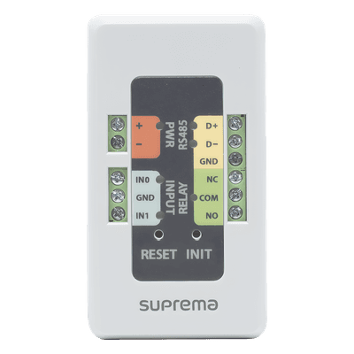 Módulo de Conexión Segura / RS-485 / Entrada Sensor de Puerta / Salida de Relé / 12 VCC 100 mA / 36 x 65 x 18 mm