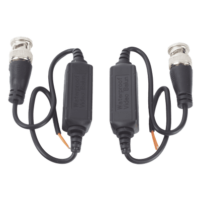 Kit de Transceptores Pasivos / TurboHD 4K / HD-TVI HD-CVI AHD CVBS COAXITRON / Audio por Coaxitron / Blindado RF / 200 m (656 ft)