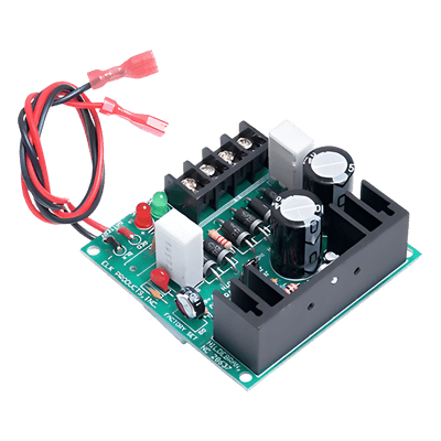 Fuente de Poder / Salida Ajustable 6/12/24 Vcc / Cargador Baterías 1.2-10 Ah / Protección Sobrecarga Autoreseteable / Indicadores LED CA/CD / Diseño Modular
