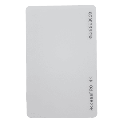 Tarjeta MIFARE Classic / 13.56MHz / 4KB / PVC Imprimible / ISO CR80 / UID 34 Bits
