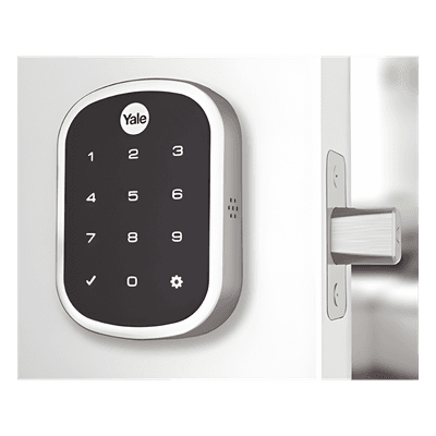 Cerradura electrónica / Teclado PIN / Semi-embutir tubular / Backset 60-70 mm / Puertas 35-57 mm (1.38-2.24 in) / Grado 2 ANSI/BHMA / Z-Wave / HomeKit
