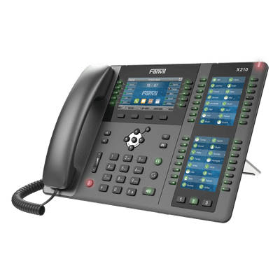 Teléfono IP / 20 Líneas SIP / Triple Pantalla Color / 106 Teclas DSS Programables / Bluetooth / PoE / Gigabit
