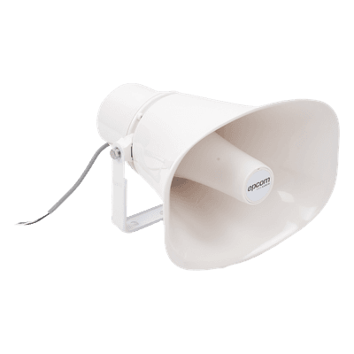 Altavoz para Exterior / Tipo Trompeta / 15-30W / 70/100V / IP66 / ABS / Bracket Metálico