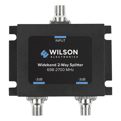 Divisor de Potencia Coaxial 2 Vías / 698-2700 MHz / 75 Ohm / Pérdida por División 3 dB / Aislamiento ≥20 dB / Conector F-hembra / Microstrip