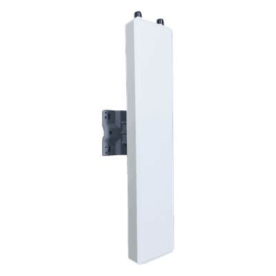 Antena Sectorial / 2.4 GHz / 14 dBi / Haz 70° / Polarización Dual Slant ±45° / Resistencia Viento 216 km/h (134 mph)