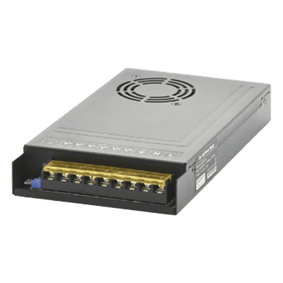 Fuente de Alimentación Industrial DIN RAIL / 12 Vcc / 30 A / Entrada Universal 100-240 V / -20°C a 60°C / 212x115x30 mm