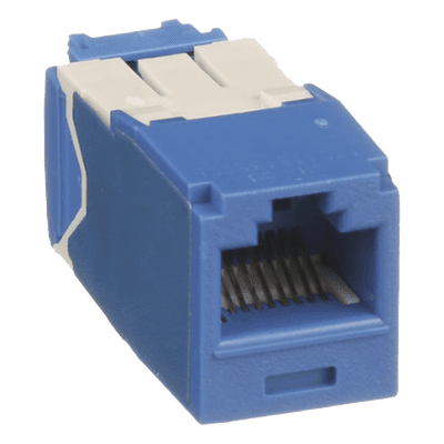 Conector Jack RJ45 / Cat 6A / Mini-Com TG / Sin Herramienta Impacto / 10GBase-T / 150m (492 pies) / Azul