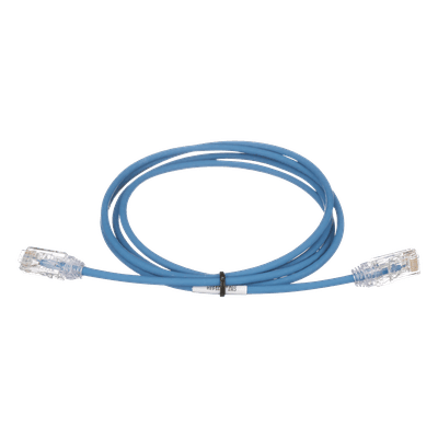 Cable de Parcheo UTP / Cat6 / 28AWG Diámetro Reducido / 2.13 m (7 Pies) / Azul