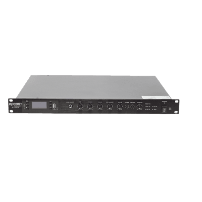 Amplificador Mezclador / 120W RMS / Salidas 100V y 4-16Ω / Bluetooth / MP3 / Tuner FM / Montaje Rack 1U