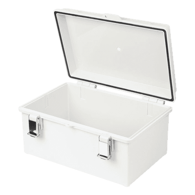 Gabinete IP / Protección IP66 / ABS Resistente / 190 x 290 x 140 mm / Cierre Inoxidable con Opción Candado / Compatible Placa Interna