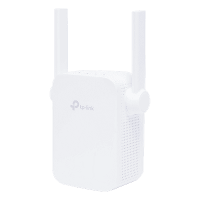 Extensor de Cobertura WiFi / Doble Banda 2.4 y 5 GHz / 750 Mbps / 2 Antenas Externas / Puerto Ethernet 10/100 Mbps / 2.56 x 2.56 x 2.56 pies