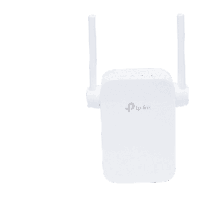 Repetidor WiFi / AC1200 / Doble banda 2.4 y 5 GHz / 1 puerto Ethernet 10/100 Mbps / 2 antenas externas / 3.1 x 3.0 x 3.0 in