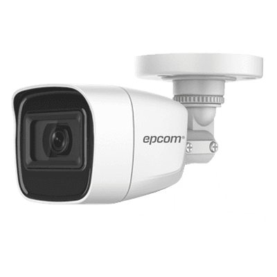 Cámara Bala TURBOHD / 2 Megapixel / Gran Angular 106.4° / IR 25 m (82 ft) / IP66 / Audio por Coaxitron / 4 Tecnologías
