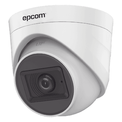 Cámara Domo TURBOHD / 2 Megapixel / Gran Angular 106.4° / IR 20 m (65.6 ft) / Audio por Coaxitron / Interior / 4 Tecnologías