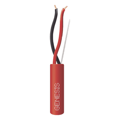 Cable de Alarma / 2x18 AWG / Riser FPLR-CL3R / Resistente al Fuego / 152 m (500 ft) / Color Rojo