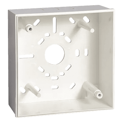 Caja de Montaje para Módulos / 108 x 108 x 38 mm / Color Blanco / Compatible W-MMF y W-CRF