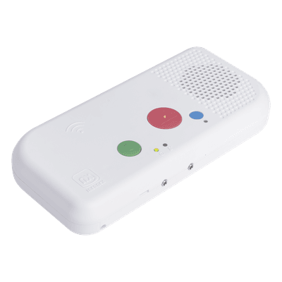 Terminal IP de Habitación / Código Azul / PoE / RFID 125 kHz / VoIP SIP / Perfil 33 mm / Cancelación de Eco