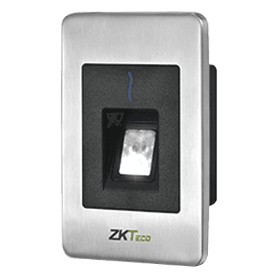 Lector Esclavo de Huella y Proximidad / RS-485 / IP65 / Acero Inoxidable / -10°C a 45°C / 125 kHz RFID / 4.76 x 3.04 x 1.50 in