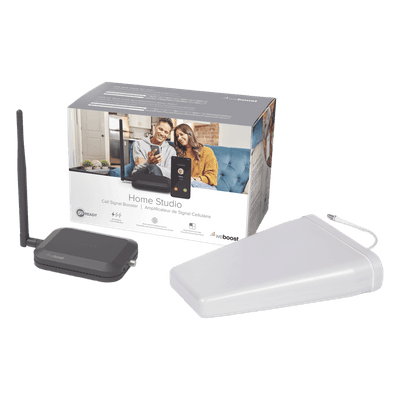 Amplificador de Señal Celular / 2G 3G 4G / Cobertura 60 m² (646 ft²) / Multibanda 850-1900-2100 MHz / Múltiples Usuarios / Antena Integrada
