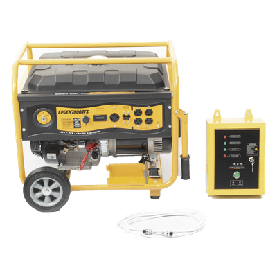 Generador de Emergencia / 6.5 kW Nominal / 7 kW Máxima / Arranque Automático / 220V Bifásico / 60 Hz / Tanque 25 L / 12 h Autonomía