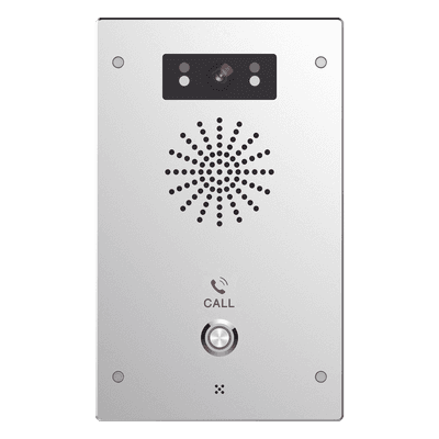 Video Intercomunicador IP / 2 Líneas SIP / Cámara 2 Megapixel / IR Nocturno / IP65 / IK10 / PoE / -40°C a 70°C