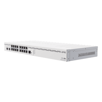 Cloud Core Router / 16 Puertos Gigabit / 2 SFP+ 10G / CPU 4 Núcleos 1.7 GHz / 4 GB DDR4 / Dual PSU