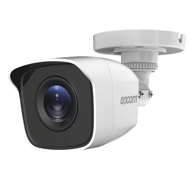 Cámara Bala TURBOHD / 5 Megapixel / Lente 2.8 mm / IR EXIR 20 m (65.6 ft) / IP66 / 4 Tecnologías / Policarbonato