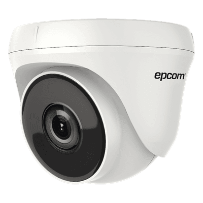 Cámara Turret TURBOHD / 5 Megapixel / 85° de Apertura / IR EXIR 20 m (65.6 ft) / 4 Tecnologías de Video / Interior / Policarbonato
