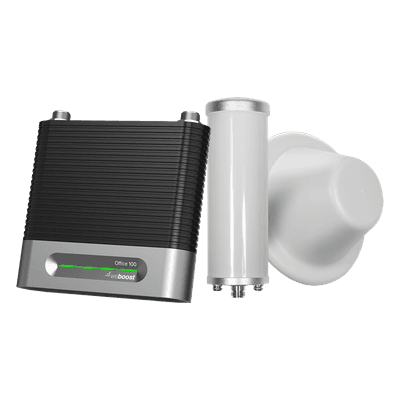 Amplificador de Señal Celular / 4G/3G Multibanda / Cobertura 1,200 m² (12,916.7 ft²) / Ganancia 70 dB / Bandas 850/1900/2100 MHz
