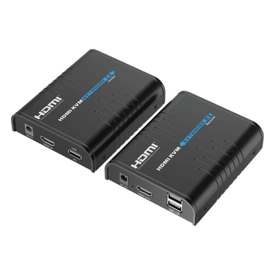 Extensor KVM HDMI / 1080p @ 60 Hz / 120 m (393.7 ft) / 1 a 253 Receptores / Red Gigabit / USB HID / Audio PCM