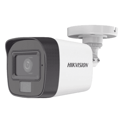 Cámara Bala TURBOHD / 2 Megapixel / Dual Light IR 30 m (98.4 ft) + Luz Blanca 20 m (65.6 ft) / Micrófono Integrado / Gran Angular 101° / IP67 / 4 Tecnologías