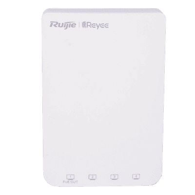 Punto de Acceso Wall Plate / Wi-Fi 5 / 1267 Mbps / MU-MIMO 2x2 / 5 Puertos Gigabit / PoE Out / Mesh / Beamforming