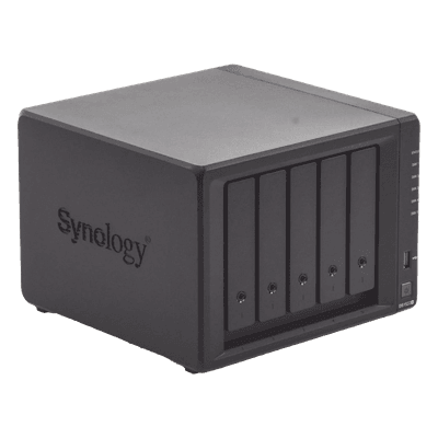 Servidor NAS de 5 Bahías (Expandible a 15 Bahías) / Hasta 270 TB / 8 GB RAM / Servicio Nube Gratis (P2P) / Administración Remota y Respaldo Programado