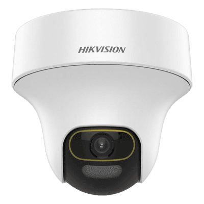 Cámara Domo PT TURBOHD / 2 Megapixel / ColorVu 0.0005 Lux / Luz Blanca 20 m (65.6 ft) / Pan 350° / Tilt 75° / Audio Coaxitron / Uso Interior