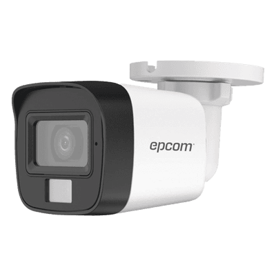 Cámara Bala TurboHD / 2 Megapixel / Gran Angular 101° / Dual Light 30 m (98.4 ft) IR / Luz Blanca 20 m (65.6 ft) / IP67 / 4 Tecnologías / Micrófono Integrado