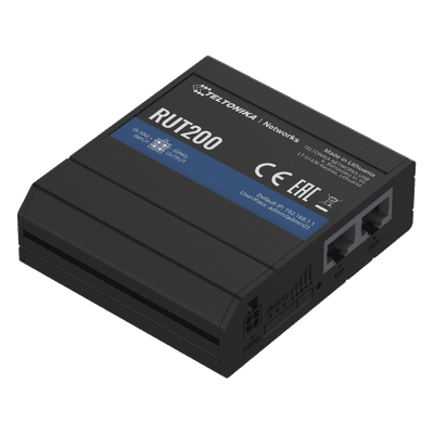 Router Industrial LTE 4G / 150 Mbps Cat 4 / 2 Puertos Ethernet 10/100 / WiFi 2.4 GHz / Montaje Riel DIN / -40°C a 75°C (-40°F a 167°F)