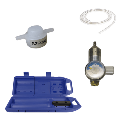Kit de Calibración para Detector de Gases Combustibles / Copa de Calibración / Regulador de Flujo 1.5 LPM / Manguera y Estuche de Transporte / Sensor Catalítico