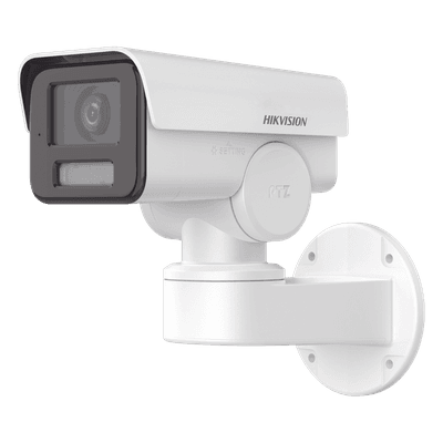 Cámara Bala IP PTZ / 4 Megapixel / Lente Motorizado 2.8-12 mm / IR 50 m (164 ft) / WDR 120 dB / PoE / IP66 / Micro SD / Microfono Integrado