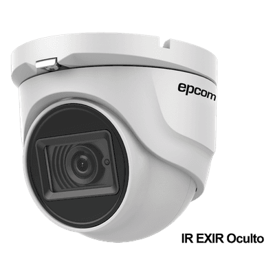 Cámara Eyeball TURBOHD / 8 Megapixel / Gran Angular 102.9° / IR EXIR 30 m (98.4 ft) / IP67 / Multitecnología TVI-AHD-CVI-CVBS