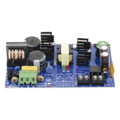 Fuente de Alimentación Tipo Tarjeta / Salida Seleccionable 12/24 VCC / 6 A / Entrada 115 VCA 50/60 Hz / Protección contra Sobretensión y Cortocircuito