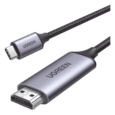 Cable Adaptador USB-C a HDMI / 4K@60Hz / 1.5 m (4.92 ft) / Thunderbolt 3 y 4 / Nylon Trenzado / Aluminio