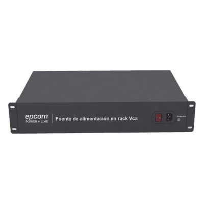 Fuente de Alimentación RACK / 16 Puertos / 480 W / 24 Vca / 20 A Total / 1.25 A Administrado por Canal / 19"