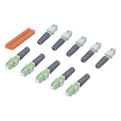 Conector Mecánico SC/APC / Monomodo 3 mm / Pre-pulido / Reterminable 5x / IL ≤0.4 dB / RL ≥55 dB / -40 a 85 °C