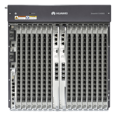 OLT Carrier Class / 16 Puertos GPON C+ / 15 Ranuras / Dual Controladora / Dual Fuente DC / 11 UR / GPON/XG-PON/XGS-PON/P2P 10GE/GE