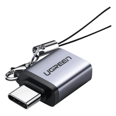 Adaptador USB-C 3.1 a USB 3.0 A / OTG / 5 Gbps / Aluminio / 10,000 Inserciones