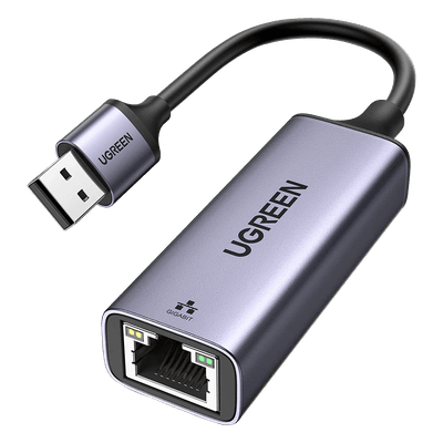Adaptador de Red / USB-A 3.0 a RJ45 / Gigabit 10/100/1000 Mbps / Aluminio Anodizado / Cable 10 cm (0.33 ft)