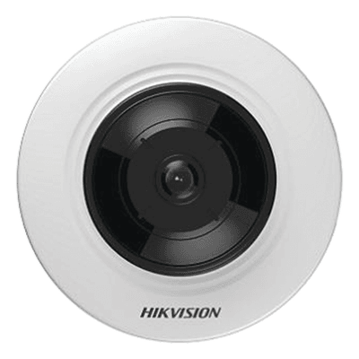 Mini Cámara Fisheye IP / 5 Megapixel / Panorámica 180°-360° / IR 8 m (26.2 ft) / Audio Integrado / PoE / Alarmas I/O