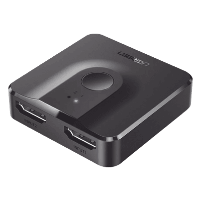 Switch HDMI Bidireccional / 4K 60Hz / HDR / 3D / Dolby Atmos / Metal / Sin Alimentación Externa