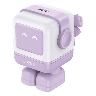 Cargador de Pared / 30W / USB-C PD3.0 PPS / GaN / Pantalla LED Interactiva / Material Ignífugo UL94-V0
